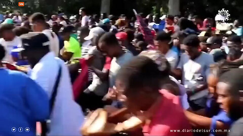 Stampede Of Over 1000 Hatian Migrants In Mexico Leaves Several Injured, Fights Break Out All Over