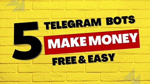 The Best 5 Telegram Bots To Earn Money 2023