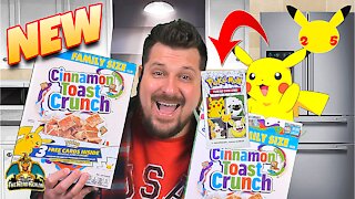 *NEW* Exclusive Pokemon Cards in General Mills Cereal | Pokemon 25th Anniversary | Pokemon Opening