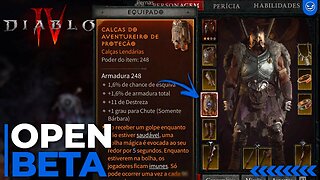 DIABLO 4 - 2° DIA DE BETA COM O BARBARO