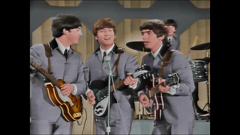 The Beatles - This Boy (Ed Sullivan Miami) [colorized]