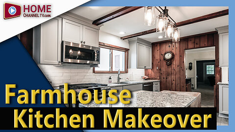 Farmhouse Kitchen Makeover/ Renovation Some Original Features were Preserved