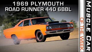 1969 1/2 Plymouth Road Runner A12 Six Barrel: Muscle Car Of The Week Video Episode 237 V8TV