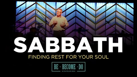 Sabbath | Rest for Your Soul