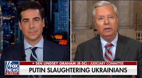 Jesse Watters presses Lindsey Graham on Ukraine joining NATO || Jesse Watters Primetime March 8, 22