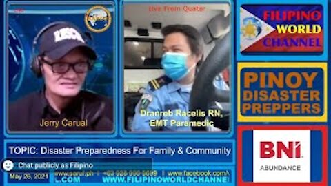 PINOY DISASTER PREPPER EPISODE #4 - (Hosted By Jerry Carual With Dranreb Racelis)