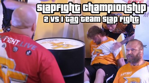 2 SLAP FIGHTERS vs 'THE HULK' IN A Tag Team Slap Fight | SlapFIGHT Championship #slapbattles #slap