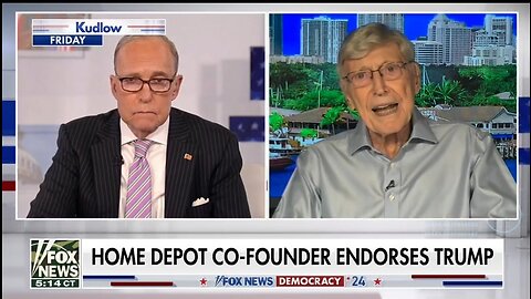 Home Depot Co-founder Warns America: Vote For Biden and America Is Dead!