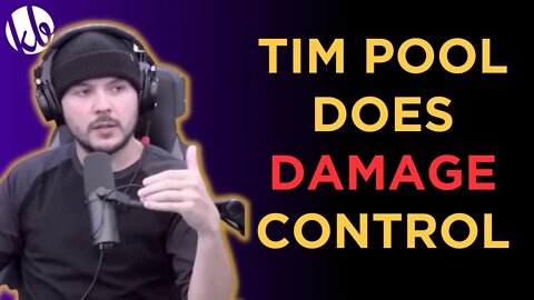 Tim Pool does DAMAGE CONTROL, streams response to Adam Crigler telling his story about TimcastIRL