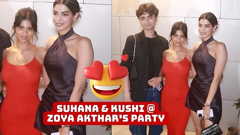 Suhana Khan & Khushi Kapoor, Attend Success Party Of Zoya Akhtar Film The Archies