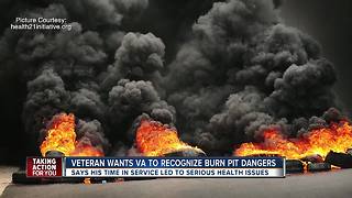 Veterans blame burn pits for serious health issues