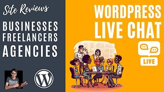 Wednesday 21st June - Live Chat - Ask Me Anything, Q&A, Site Reviews with Web Squadron #Wordpress