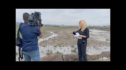 Hilary aftermath: Sewage contamination flows in Tijuana River Valley