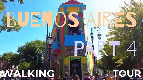 Incredible Tour of Caminito in La Boca, Buenos Aires: La Bombonera, Tango, and Argentinian Asado 4K