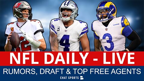 NFL Daily LIVE: Rumors And News On Tom Brady, NFL Free Agency & 2023 NFL Draft
