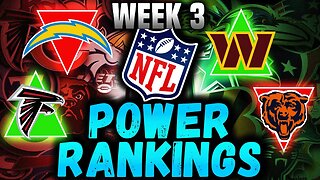 Week 3 NFL Power Rankings