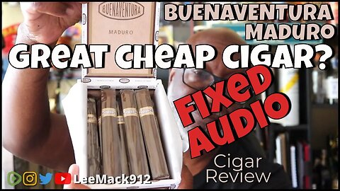 Buenaventura Maduo Cigar Review | #leemack912 (S09 E52a)