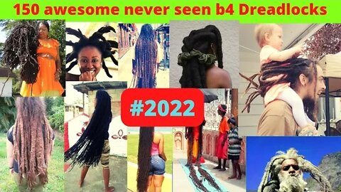 150 people with #extreme and #awesome #freeform #dreadlocks #locs #fashion