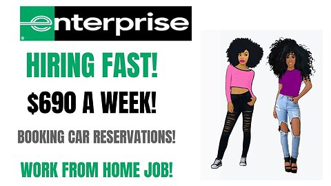 Hiring Fast! Enterprise Hiring $690 A Week Booking Car Reservations Work From Home Job WFH Job 2023