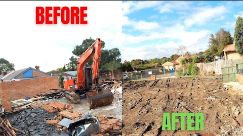 House Demolition. 10sec Time-lapse over approx. 2 months.