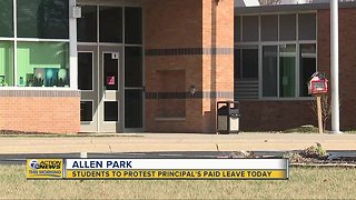 Students to protest principal's paid leave in Allen Park