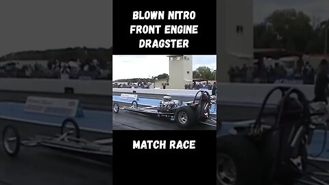 Blown Nitro Front Engine Dragster Match Race! #shorts