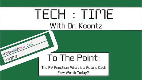 Using the NPER function to Calculate Payments Left to Finish a Loan in Microsoft Excel