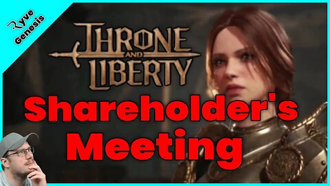 TL NCSoft Shareholder's Meeting (Spoiler: Basically Nothing New)