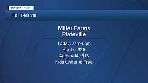 Miller Farms' fall festival starts today