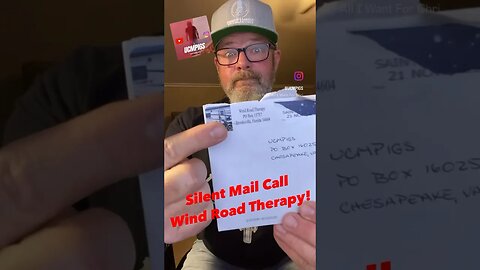 Silent motovlogger mail call @Wind.Road.Therapy #motorcycle #supportbikers #motovlog