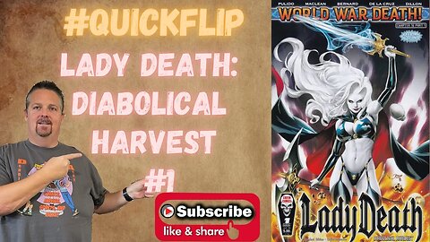 Lady Death: Diabolical Harvest #1Coffin Comics #QuickFlip Review Brian Pulido,Diego Bernard #shorts
