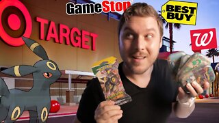 *Umbreon PULLED!* | Pokémon card hunting at GameStop, Target, & more...