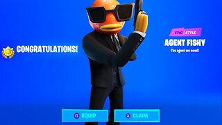 CLAIM YOUR FREE SKIN IN FORTNITE! (AGENT FISHSTICK)