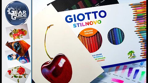 Giotto Stilnovo Art Demonstration, Botanical Colored Pencil Art Giotto Stilnovo