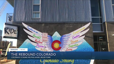 Helping restaurant workers with Colorado Strong clings