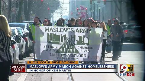 Maslow's Army holds march to end homelessness and poverty