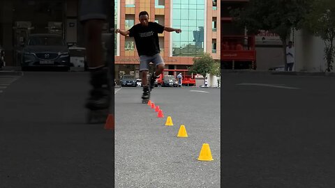 SPEED SLALOM #skateweaver #skating #viral #shorts