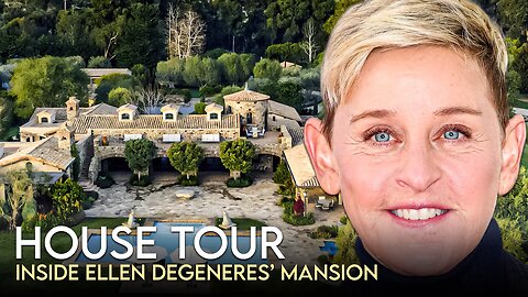 Ellen Degeneres | House Tour | $70 Million Santa Barbara Mansion & More