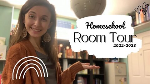 Homeschool Room Tour 2023-2023 || Homeschool + Playroom || Homeschool organization