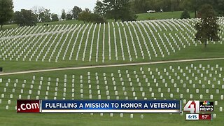 Veteran receives final farewell at Leavenworth cemetery
