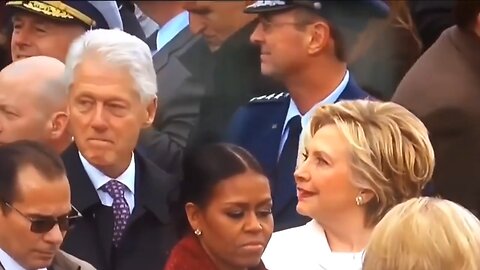 Hillary BUSTS Bill Clinton STARING At Melania TRUMP! (And Ivanka?) 2017 Inauguration - Barry Soetoro