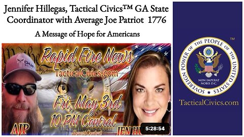 Jennifer Hillegas, Tactical Civics™ GA State Coordinator with Average Joe Patriot 1776