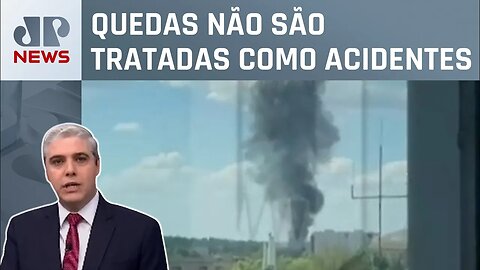 Quatro aeronaves russas caem perto da fronteira com a Ucrânia; Marcelo Favalli analisa