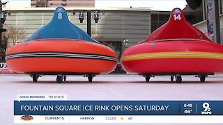Fountain Square ice rink opens Saturday
