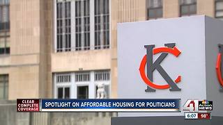 Spotlight on affordable housing for politicians