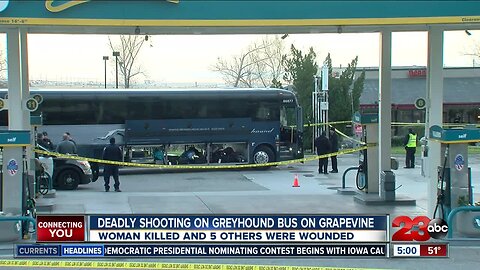 One dead, 5 injured in greyhound bus shooting in Kern County