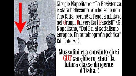 Giorgio Napolitano, il re "comunista" che si formò nei Gruppi Universitari FASCISTI...!