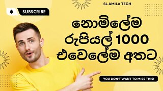 How to earn money online - No deposit bonus - online job at home - e money Sinhala