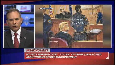 ”COUSIN” TO A JUROR IN TRUMP TRIAL👨‍🎤🏛️📱POST TRUMP GUILTY VERDICT ON FACEBOOK🏛️📲💫