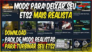 MODS QUE NÃO PODEM FALTA NO ETS2 PARA DEIXAR SEU EURO TRUCK SIMULATOR 2 MAIS REALISTA ETS2 1.47